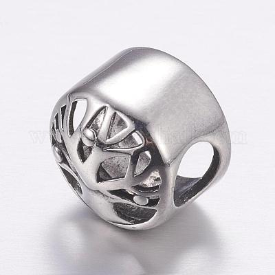 Европейские бусины из нержавеющей стали 304 STAS-P173-070AS-1