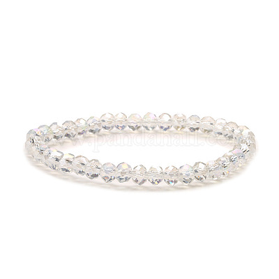 Модные граненые стеклянные бусины-рондель TQ6391-7-1