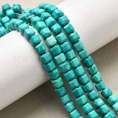 Синтетических нитей бирюзовые бусы G-F797-A10-01-1