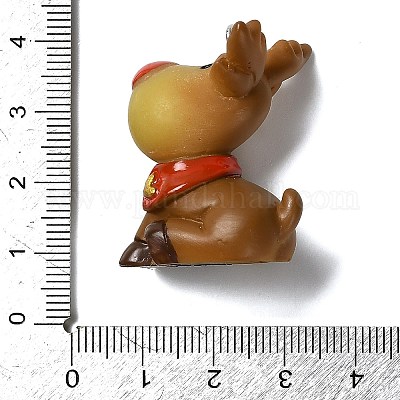 Подвески из непрозрачной смолы на рождественскую тематику RESI-I336-01P-02-1