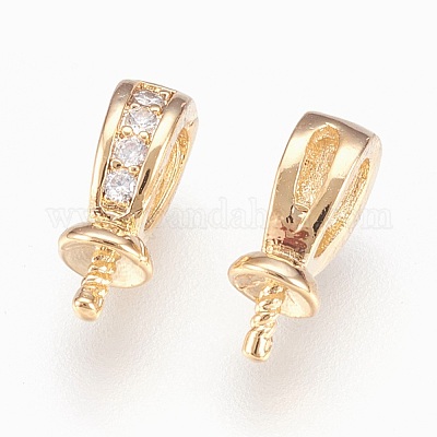 Латунный кубок жемчужный колышек KK-P150-17G-1