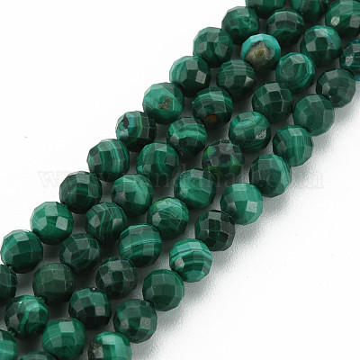 Natur Malachit Perlen Stränge&nbsp;G-S361-4mm-001-1