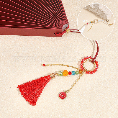 Подвеска на машину из граненого стекла HJEW-PH01580-1