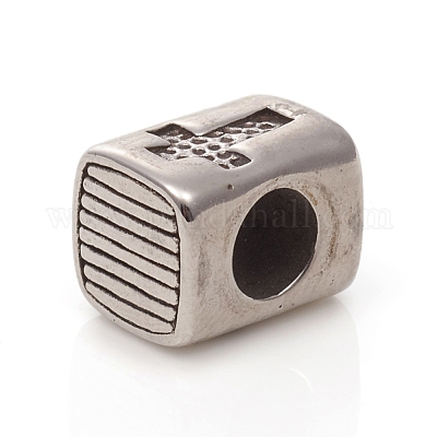 Европейские оправы из нержавеющей стали 304 со стразами и бусинами STAS-I134-18AS-1