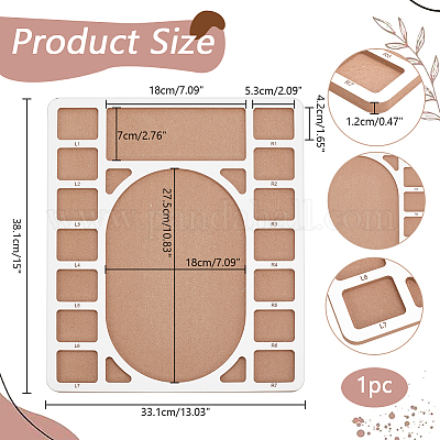 Деревянные бусины дизайнерские доски WOOD-WH0042-26C-1