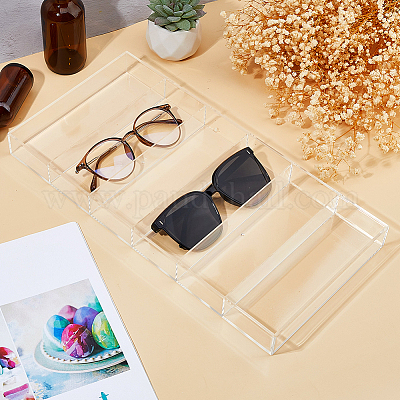 Акриловый лоток для хранения солнцезащитных очков с 6 слотом ODIS-WH0025-235-1