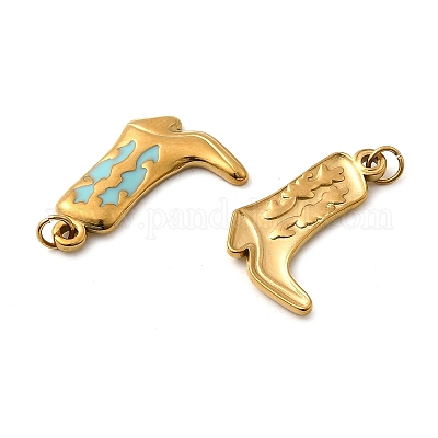 Подвески из нержавеющей стали 304 с эмалью STAS-B097-26G-02-1