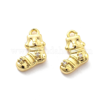 Латунные микро проложить кубического циркония подвески KK-U049-04G-04-1