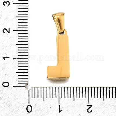 Подвески из нержавеющей стали 304 золотистого цвета STAS-K300-01G-L-1