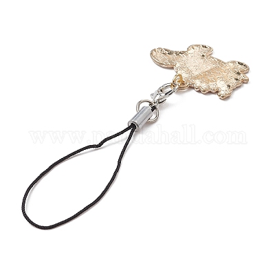 Мобильные ремешки из сплава эмали HJEW-JM01090-1