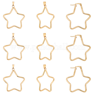 Комплекты украшений из нержавеющей стали 304 SJEW-UN0001-05G-1