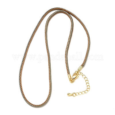 Изготовление ожерелья из плетеного нейлонового шнура толщиной 2.5 мм FIND-G095-01G-18-1