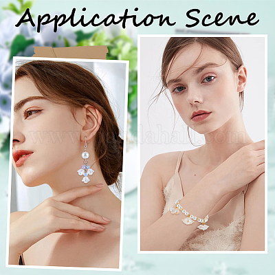 200 шт. стеклянные колпачки для изготовления колокольчиков GLAA-SP0001-03B-1