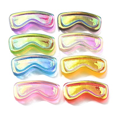 Cabochons en résine avec placage UV&nbsp;RESI-H035-01A-1