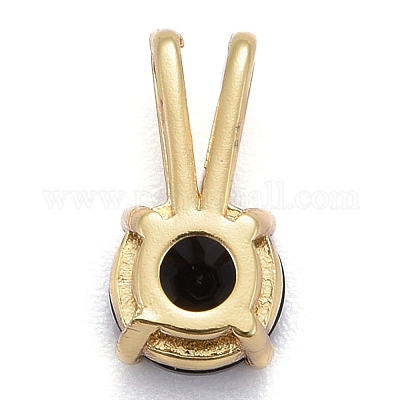 Латунные микро проложить кубического циркония подвески KK-P192-04-G04-1