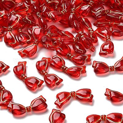 Прозрачные акриловые бусины MACR-K359-40E-1