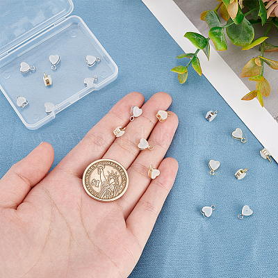 20шт. 2-х цветный силикон с латунными ушными гайками FIND-AR0002-77-1