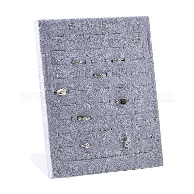 Прямоугольник деревянная кольцо дисплей стенды RDIS-N010-01-1