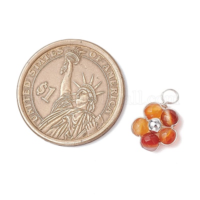 Подвески из натурального амазонита PALLOY-JF03606-02-1