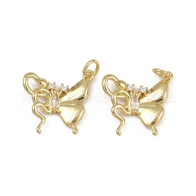 Латунные микро проложить кубического циркония подвески KK-Z120-03G-03-1