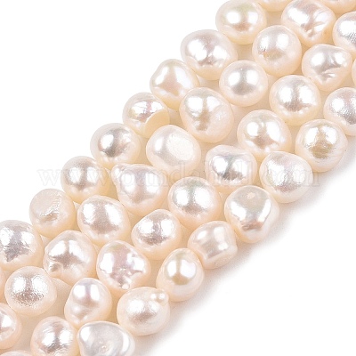 Нити из натурального культивированного пресноводного жемчуга PEAR-N014-06C-1