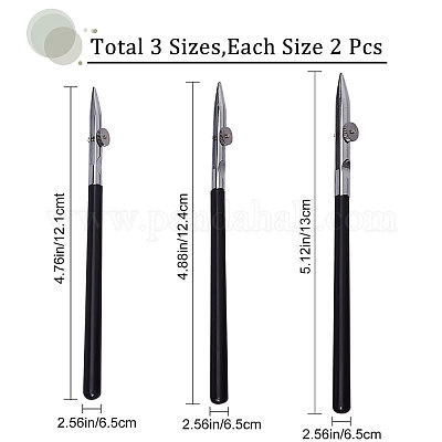 Gorgecraft 6Pcs 3 Style Art Ruling Pen 