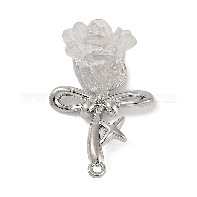 Alliage de platine pendentifs en résine&nbsp;FIND-U017-07P-02-1