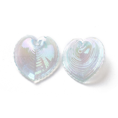 УФ-покрытие радужных переливающихся акриловых подвесок OACR-C003-08C-1