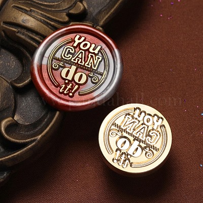 Ты можешь это сделать. сургучная печать AJEW-M038-01Q-G-1