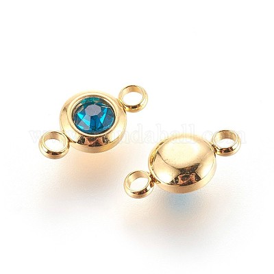 Соединительные элементы из нержавеющей стали 304 со стразами STAS-P237-17G-13-1