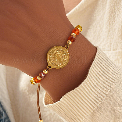 Женский браслет из хрустальных бусин в богемном стиле EA9044-1