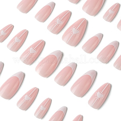 Пресс из АБС-пластика с полным покрытием на накладных ногтях DIY-CJC0006-12A-1