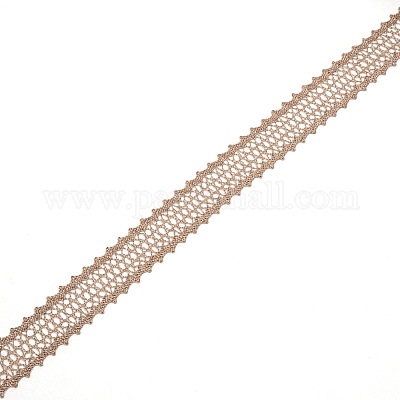 Кружевная бейка в рулонах полиэстера OCOR-WH0063-64C-1