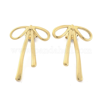 Ионное покрытие (ip) серьги-гвоздики из нержавеющей стали 304 для женщин EJEW-N054-19G-1