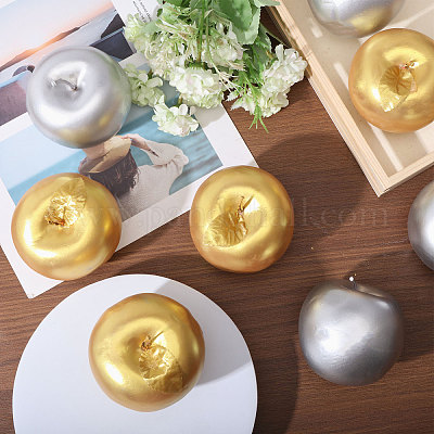 8шт 2 цвета пенопласта имитация яблока DJEW-CA0001-41-1