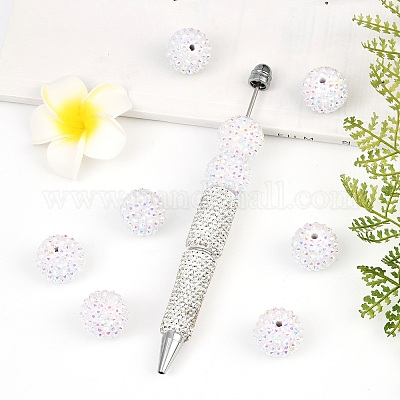 AB-цвет смолы горный хрусталь бисер RESI-S315-18x20-16-1