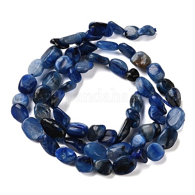 Натуральный кианитовые бисер пряди&nbsp;G-C268-A08-6x8mm-1