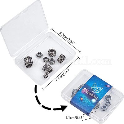 Европейские бусины из нержавеющей стали 304 STAS-UN0003-93AS-1