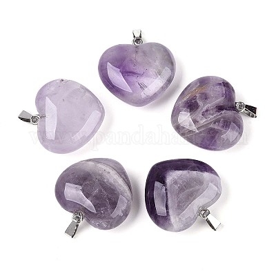 Подвески из натурального аметиста  G-N349-05D-P-1