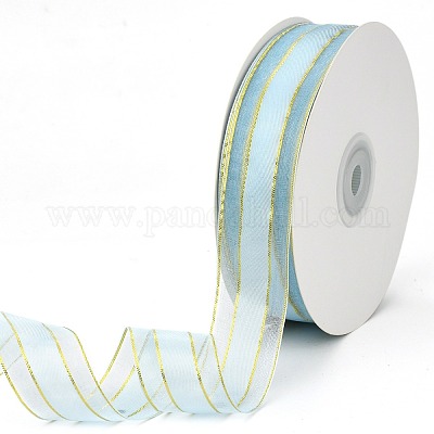 Lace Ribbon Cotton 25mm - Aqua