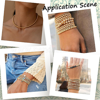 40 шт. латунные бусины с покрытием стойки KK-BBC0011-15C-1