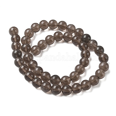 Натуральные ледяные обсидиановые бусинки G-P590-A01-8mm-01-1