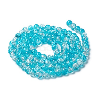 Выпечки окрашенные нити шарик хруст стекла CCG-S001-8mm-06-1