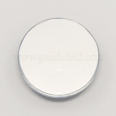 Ретро черно белое изображение стекло кабошоны GGLA-A002-14mm-NN-1