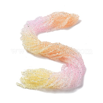 Прозрачные стеклянные бусины&nbsp;GLAA-H023-03H-1