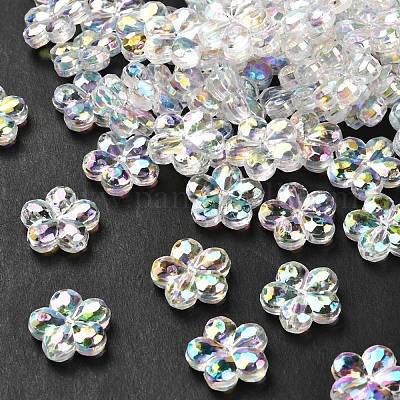 Perles acryliques transparentes&nbsp;PACR-H004-01A-1