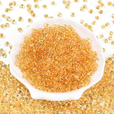 3/0 стеклянная бахрома с покрытием из запекаемой краски SEED-A034-04B-1