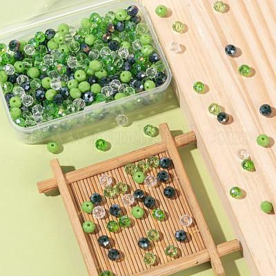 500шт 5 цвета смешанные стили стеклянные бусины EGLA-LS0001-02-1