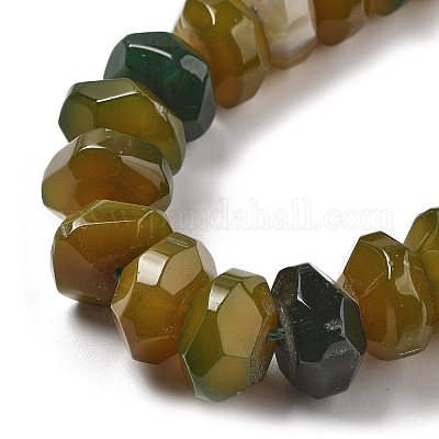 Природные Агат бисера нити G-K392-A05-1