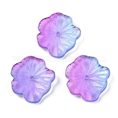 Прозрачные стеклянные бусины DGLA-E004-02I-1